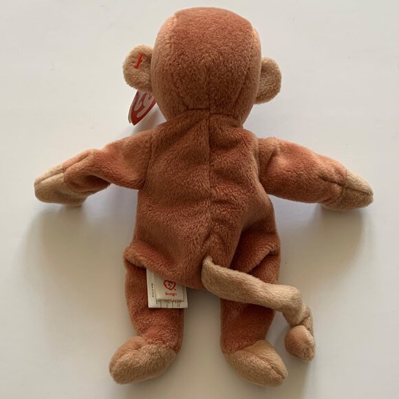 TY Beanie Babies "Bongo the Monkey" - 1995 Original Retired w/ Tags - Style 4067 - Picture 2 of 8